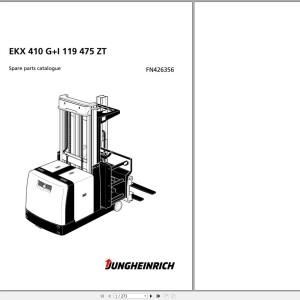 Jungheinrich EKX 410 G+I 119 475 ZT Parts Catalog FN426356