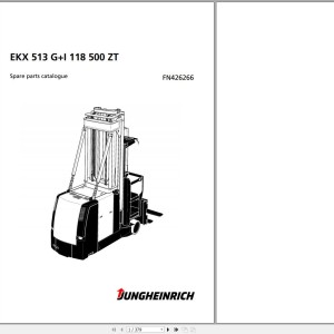 Jungheinrich EKX 513 G+I 118 500 ZT Parts Catalog FN426266