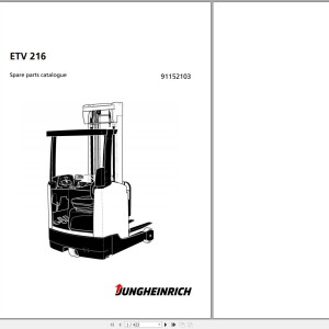 Jungheinrich ETV 216 Parts Catalog 91152103