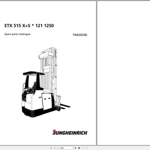 Jungheinrich ETX 515 X+S 121 1250 Parts Catalog FN426240