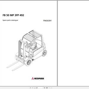 Jungheinrich FB 50 MP 3FP 492 Parts Catalog FN426391