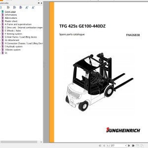 Jungheinrich TFG 425s GE100-440DZ Parts Catalog FN426838
