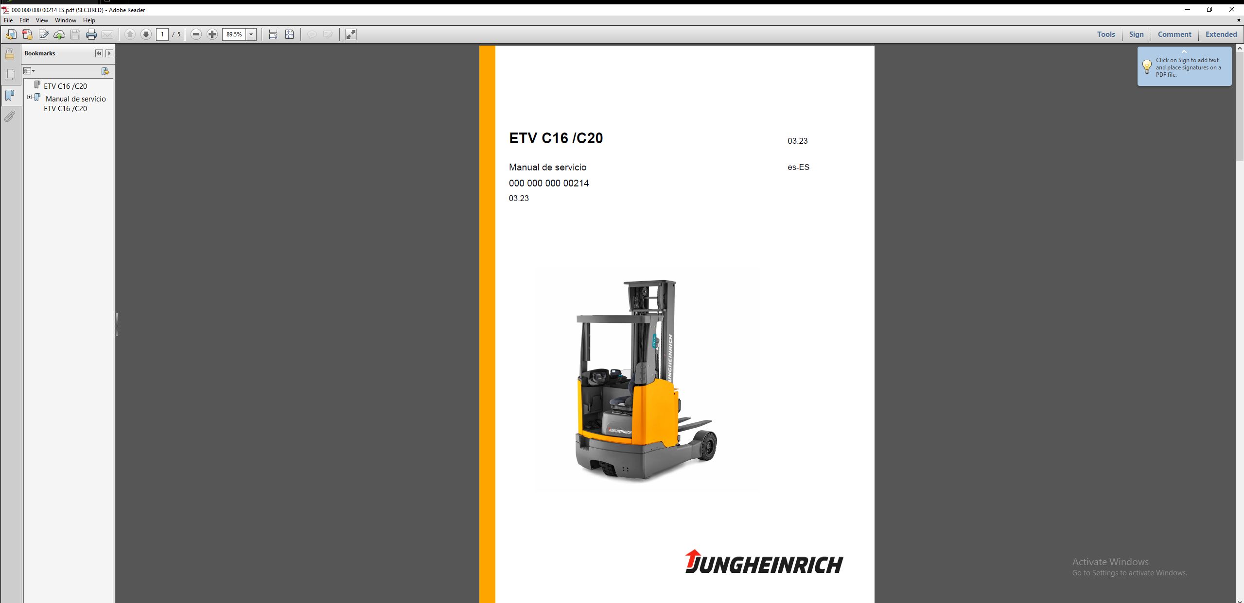 JUNGHEINRICH JETI SH v4.37.16 ES16 06.2025 Service Information_5