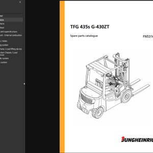 Jungheinrich TFG 435s G-430Z Parts Catalog FN531656