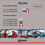 Kalmar DC Range 356 MB Parts Catalog Technical Handbook