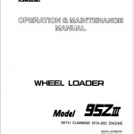 Kawasaki 1.85 GB PDF Operator and Maintenance Manual