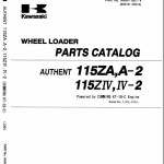 Kawasaki 115ZA 115ZA-2 115ZIV 115ZIV-2 Parts Catalog