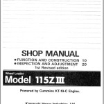 Kawasaki 115ZIII Shop Manual