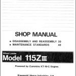 Kawasaki 115ZIII Shop Manual