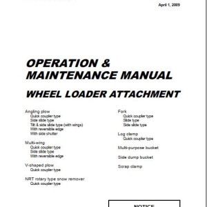 Kawasaki 115ZIV-2 Operation & Maintenance Manual