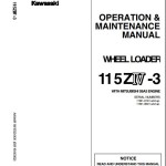 Kawasaki 115ZIV-3 Operation & Maintenance Manual