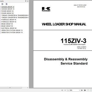 Kawasaki 115ZIV-3 Shop Manual