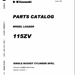 Kawasaki 115ZV Parts Catalog
