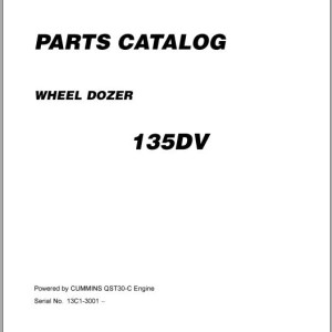 Kawasaki 135DV Parts Catalog 93317-00040