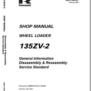 Kawasaki 135ZV-2 Shop Manual