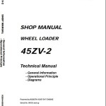 Kawasaki 42ZV-2 45ZV-2 Shop Manual