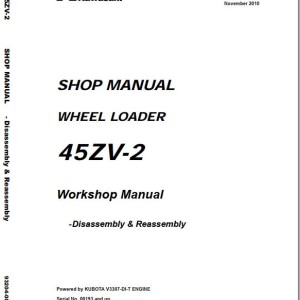 Kawasaki 42ZV-2 45ZV-2 Shop Manual