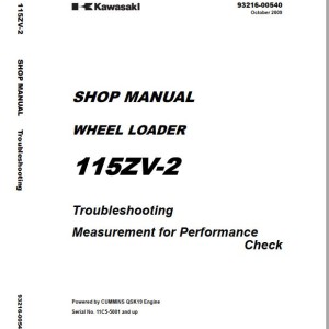 Kawasaki 45ZV-2 To 135ZV-2 Shop Manual