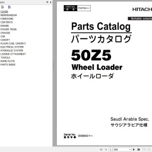 Kawasaki 50Z5 KUBOTA Engine Parts Catalog