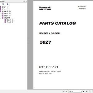 Kawasaki 50Z7 Parts Catalog