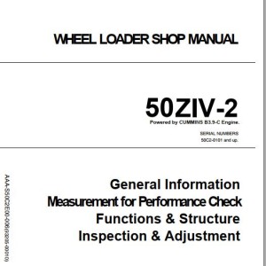 Kawasaki 50ZIV-2 Shop Manual 93205-00010(AAA-S50C2E00-006)