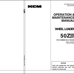 Kawasaki 50ZIV Operation & Maintenance Manual AAA-M50C1E01-997(93105-00021)