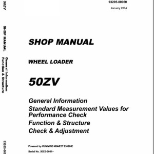 Kawasaki 50ZV Shop Manual