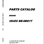 Kawasaki 55DV 60ZV Parts Catalog