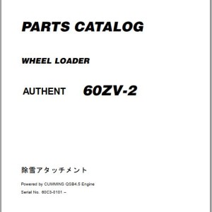 Kawasaki 60ZV-2 Parts Catalog