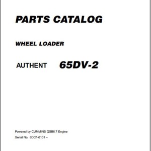 Kawasaki 65DV-2 Parts Catalog