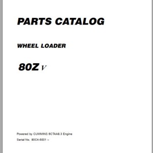 Kawasaki 65DV To 85Z5 Parts Catalog