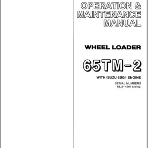 Kawasaki 65TM-2 Operation & Maintenance Manual