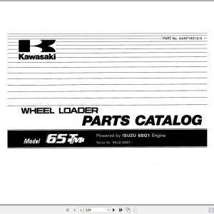 Kawasaki 65TM Chassis Parts Catalog AAAP16312-0