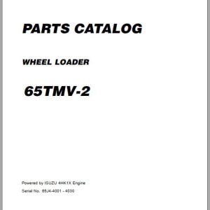 Kawasaki 65TMV-2 Chassis Parts Catalog 93307-00371