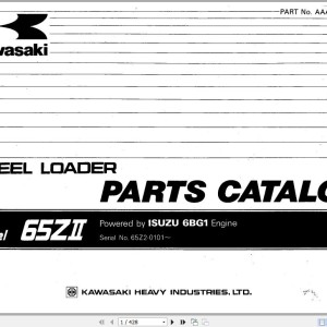 Kawasaki 65ZII 110ZII Parts Catalog