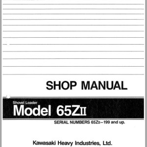Kawasaki 65ZII Shop Manual