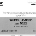 Kawasaki 65ZIII Operation & Maintenance Manual