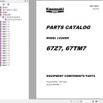 Kawasaki 67Z7 67TM7 67TM7B Parts Catalog