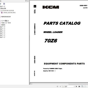 Kawasaki 70Z6 80Z6 Parts Catalog