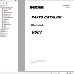 Kawasaki 70Z7 70TM7 80Z7 80Z7B Parts Catalog