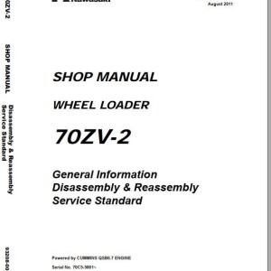 Kawasaki 70ZV-2 70TMV-2 Shop Manual