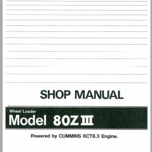 Kawasaki 80ZIII Shop Manual