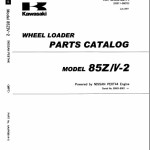 Kawasaki 85ZA 85ZA-2 85ZIV 85ZIV-2 Parts Catalog