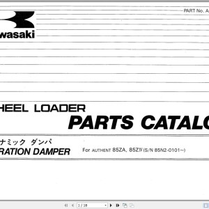 Kawasaki 85ZA 85ZIV Parts Catalog