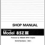 Kawasaki 85ZIII Shop Manual