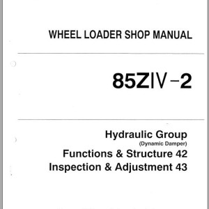 Kawasaki 85ZIV-2 Supplement Functions & Structure Inspection & Adjustment Shop Manual AAA-S85N2E42B-977