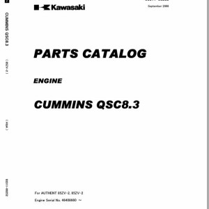 Kawasaki 85ZV-2 Parts Catalog