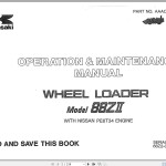 Kawasaki 88ZII Operation & Maintenance Manual