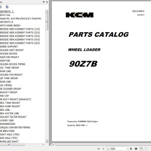 Kawasaki 90Z7 90Z7B Parts Catalog