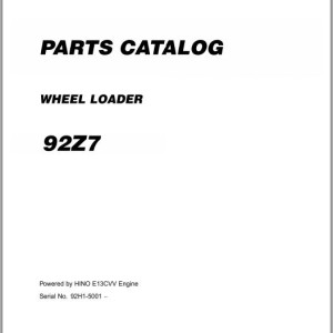 Kawasaki 90Z7 92Z7 Parts Catalog